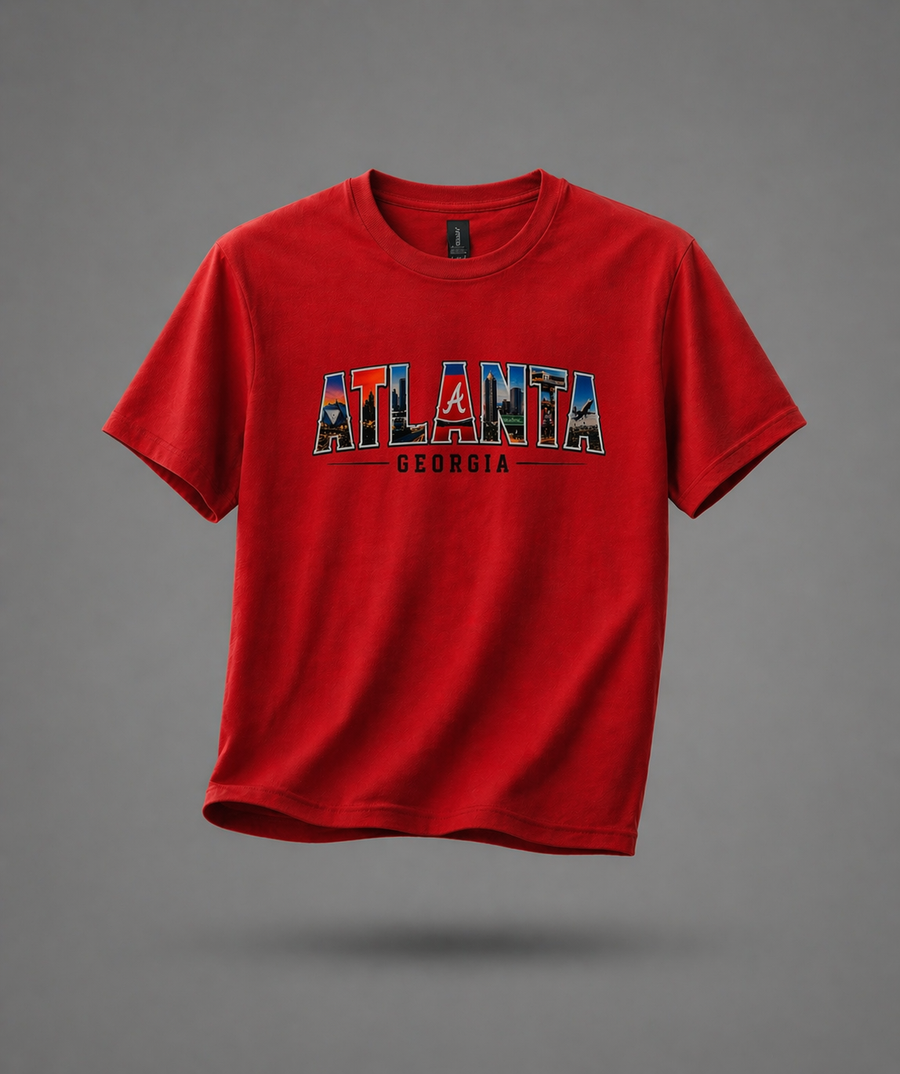 Atlanta Georgia Skyline Tee – City Series by J.A.M. Apparel