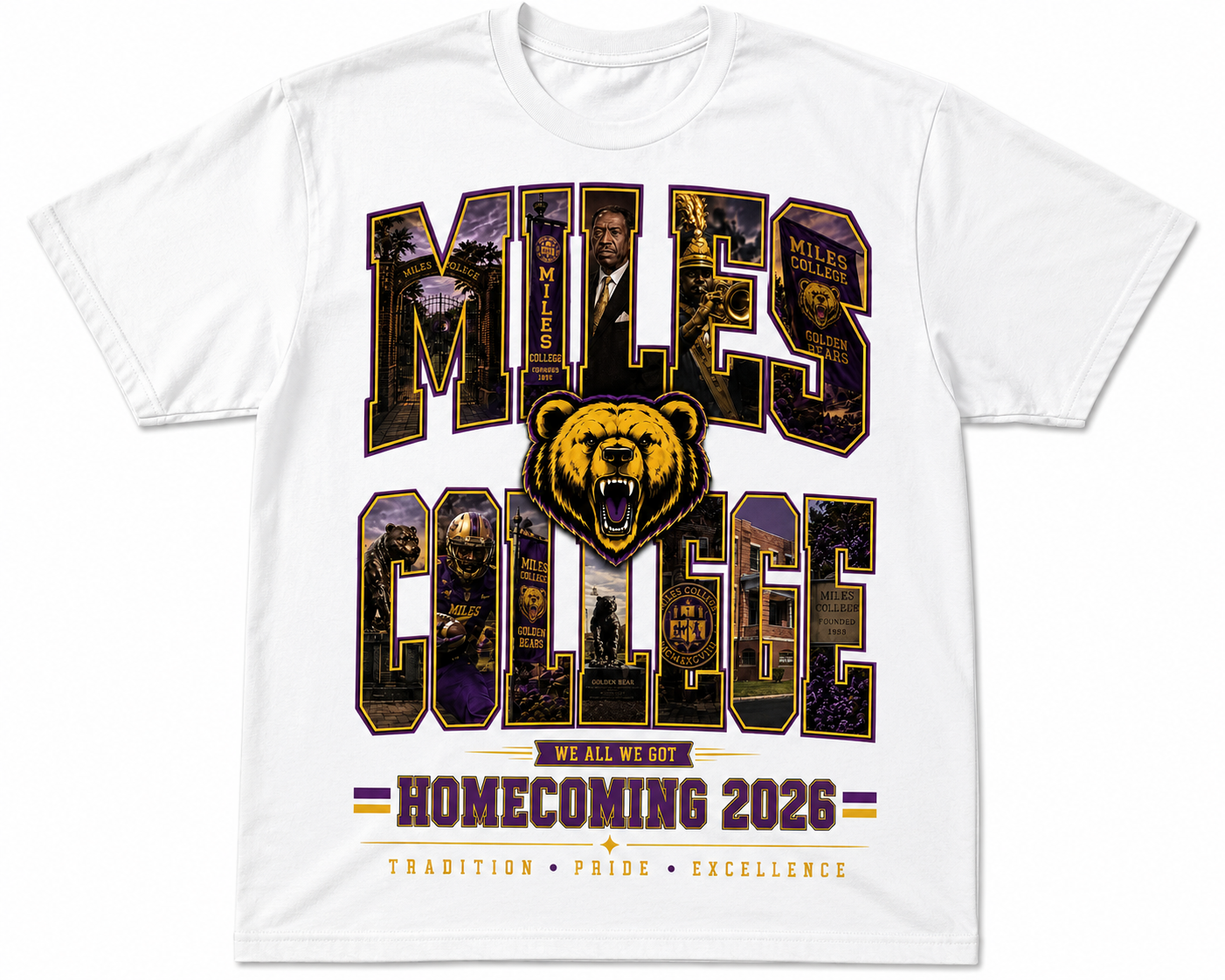 Miles College Homecoming 2026 Heritage Tee