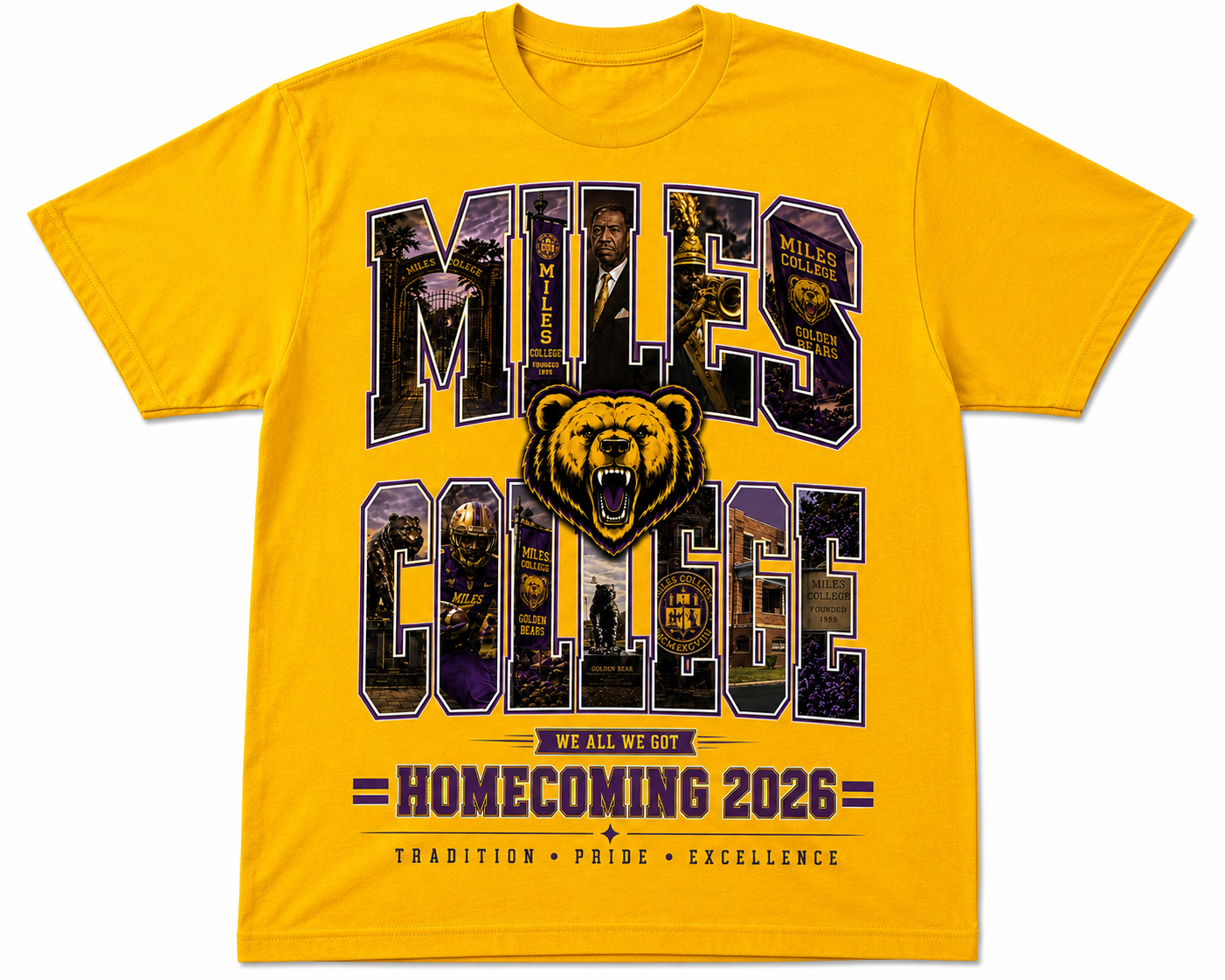 Miles College Homecoming 2026 Heritage Tee