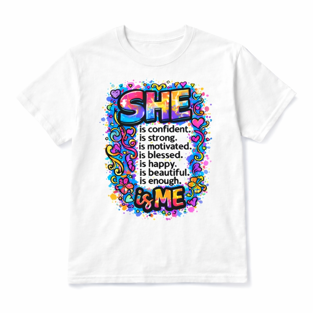 SHE Is Me Affirmation Tee